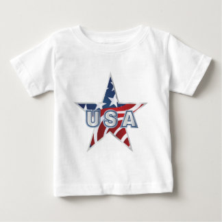 T-shirt Pour Bébé Étoile USA
