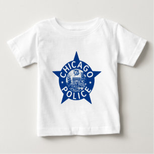 T-shirt Pour Bébé ÉTOILE VINTAGE de police de Chicago