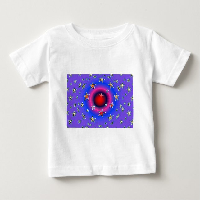 T-shirt Pour Bébé Étoiles (Devant)