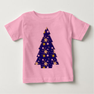 T-shirt Pour Bébé Étoiles de Noël