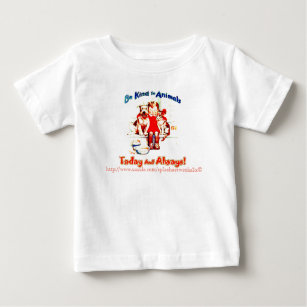 T-shirt Pour Bébé "être+nature+à+animaux"