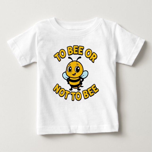 T-shirt Pour Bébé Être ou ne pas être (Devant)