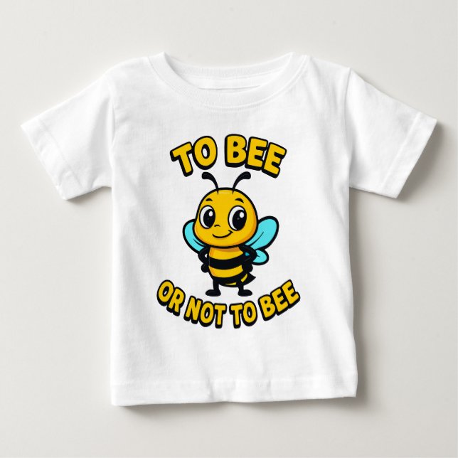T-shirt Pour Bébé Être ou ne pas être (Devant)