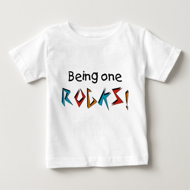 T-shirt Pour Bébé Être un bascule ! (Devant)