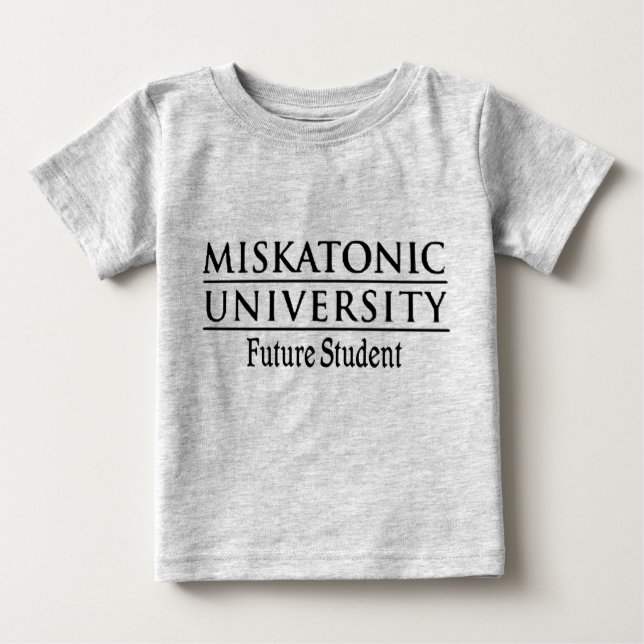 T-shirt Pour Bébé Étudiant d'avenir de Miskatonic (Devant)