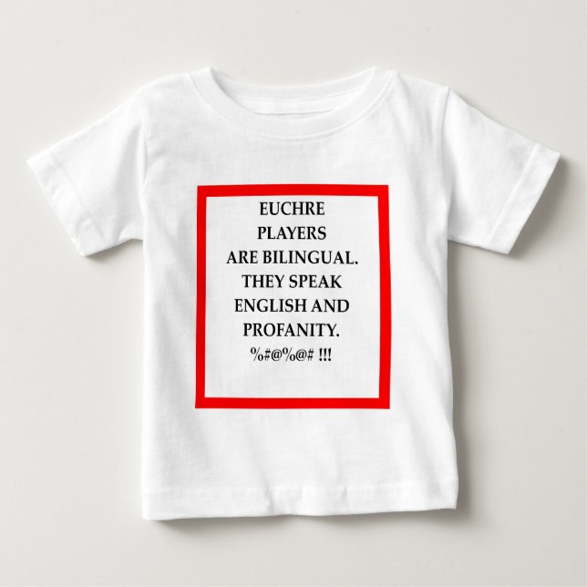 T-SHIRT POUR BÉBÉ EUCHRE (Devant)