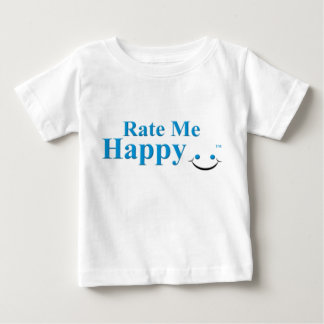 T-shirt Pour Bébé Évaluez-moi heureux