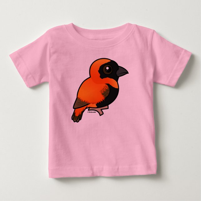 T-shirt Pour Bébé Évêque rouge du Sud (Devant)