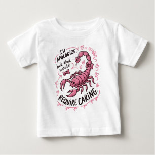 T-shirt Pour Bébé Excusez Scorpio Citation Drôle Scorpio