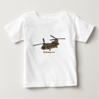 Exemple d'hélicoptère militaire Chinook