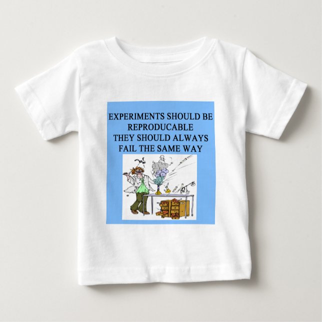 T-shirt Pour Bébé expériences en chimie (Devant)