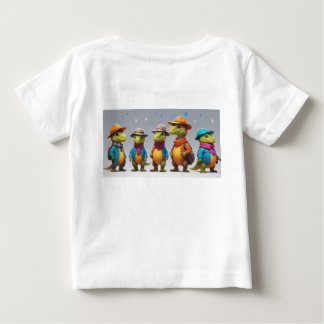 T-shirt Pour Bébé Explorateurs Dino aventuriers en style