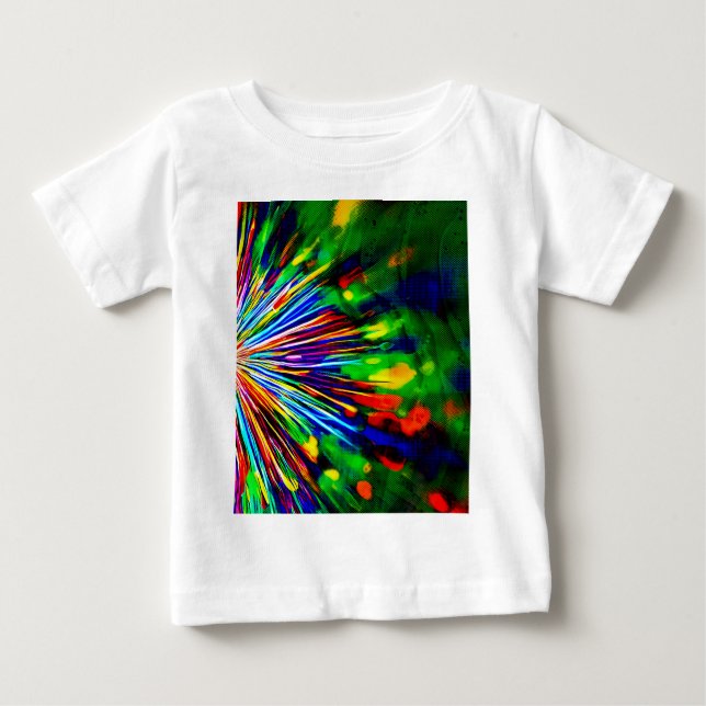 T-shirt Pour Bébé Explosion arc-en-ciel  (Devant)