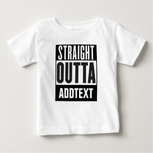 T-shirt Pour Bébé Extrémité droite ajoutez votre texte