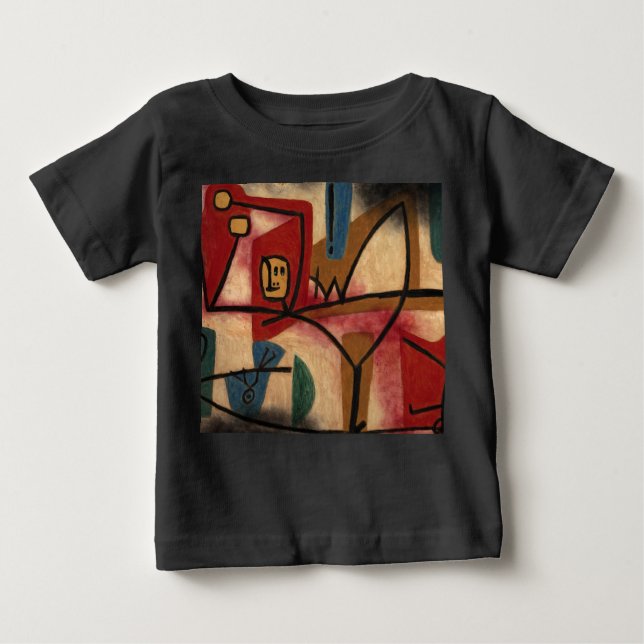 T-shirt Pour Bébé Exubérance de Paul Klee (Devant)
