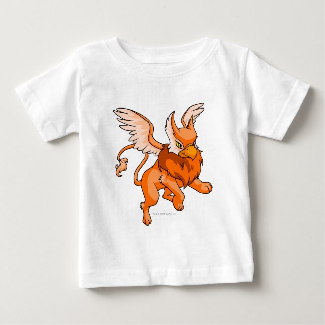 T-shirt Pour Bébé Eyrie Orange (Devant)