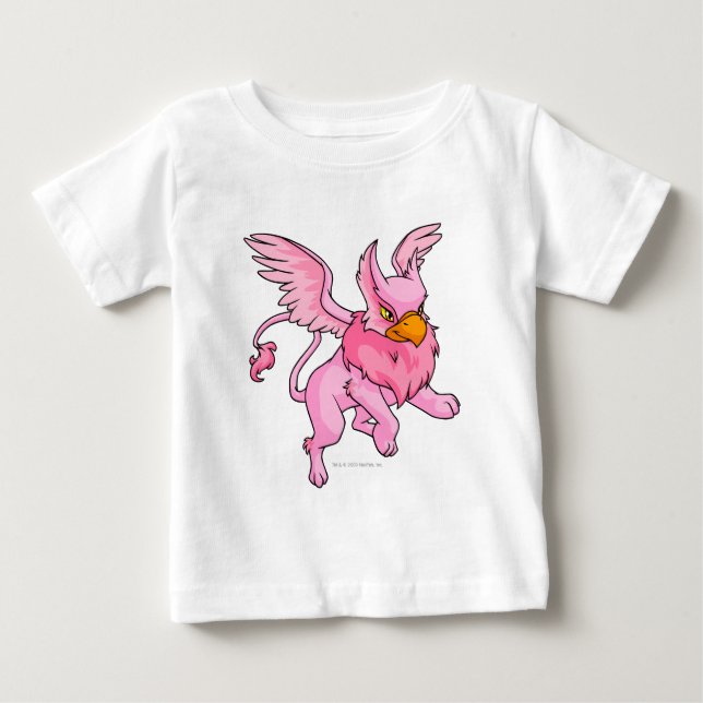 T-shirt Pour Bébé Eyrie rose (Devant)