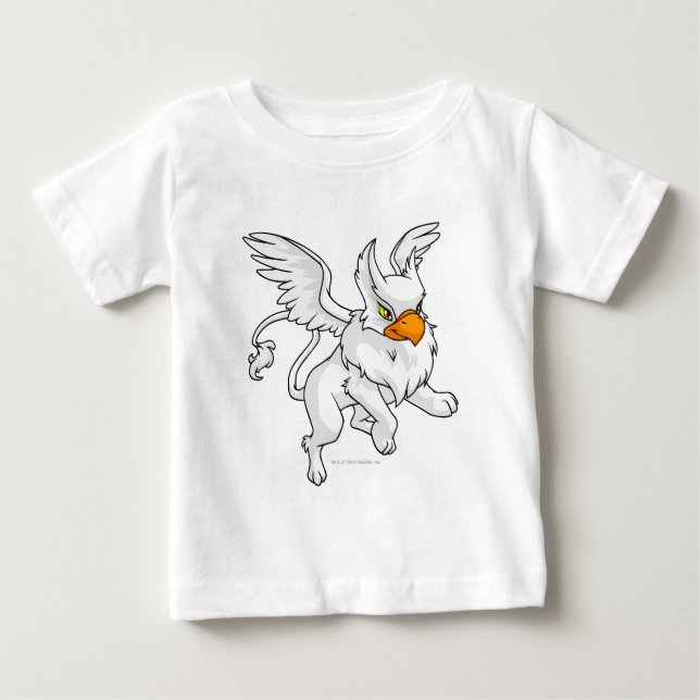 T-shirt Pour Bébé Eyrie White (Devant)