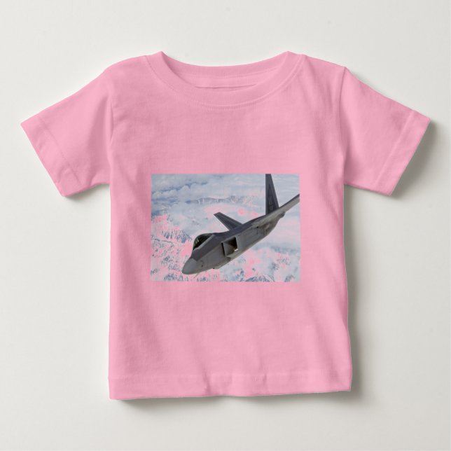 T-shirt Pour Bébé F-22 Raptor-Elmendorf AFB (Devant)