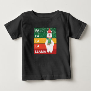T-SHIRT POUR BÉBÉ FA LA LA LA LAMA