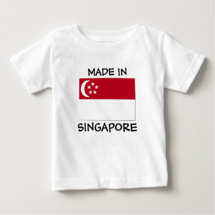 T-shirt Pour Bébé Fabriqué à Singapour en chemise bébé