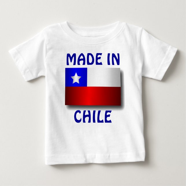 T-shirt Pour Bébé Fabriqué au Chili (Devant)