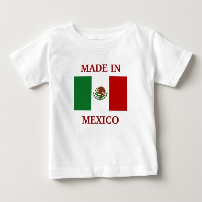 T-shirt Pour Bébé Fabriqué au Mexique (Devant)