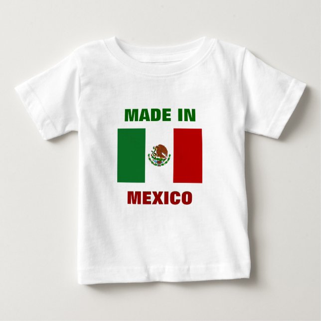 T-shirt Pour Bébé Fabriqué au Mexique (Devant)