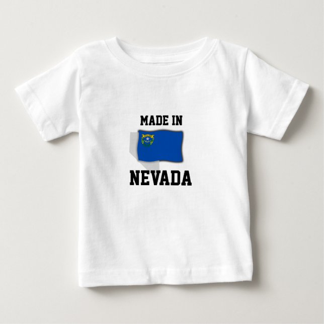 T-shirt Pour Bébé Fabriqué au Nevada (Devant)
