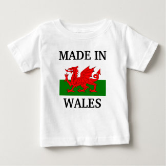 T-shirt Pour Bébé Fabriqué au Pays de Galles