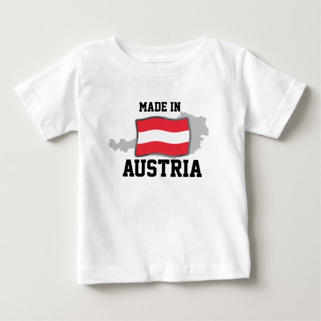 T-shirt Pour Bébé Fabriqué en Autriche (Devant)