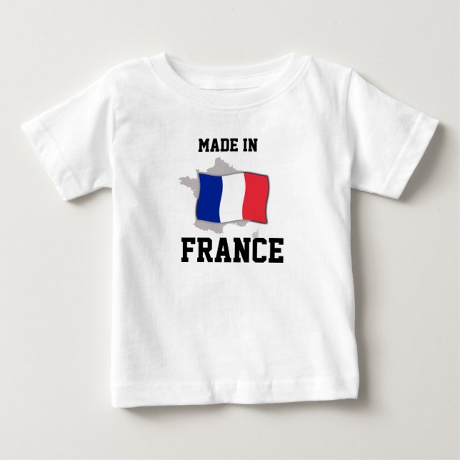 T-shirt Pour Bébé Fabriqué en France (Devant)