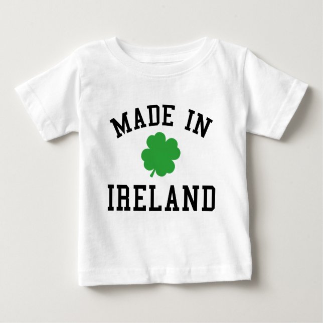 T-shirt Pour Bébé Fabriqué En Irlande (Devant)