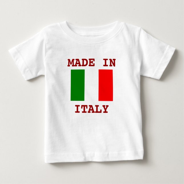 T-shirt Pour Bébé Fabriqué en Italie (Devant)