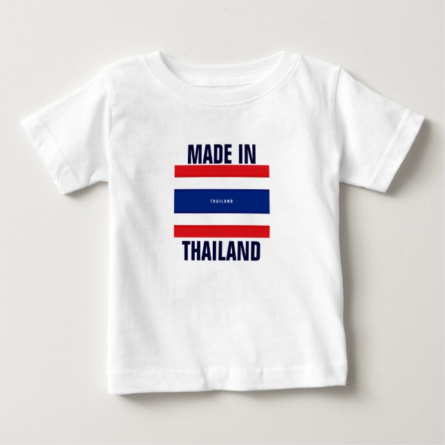 T-shirt Pour Bébé Fabriqué en Thaïlande (Devant)