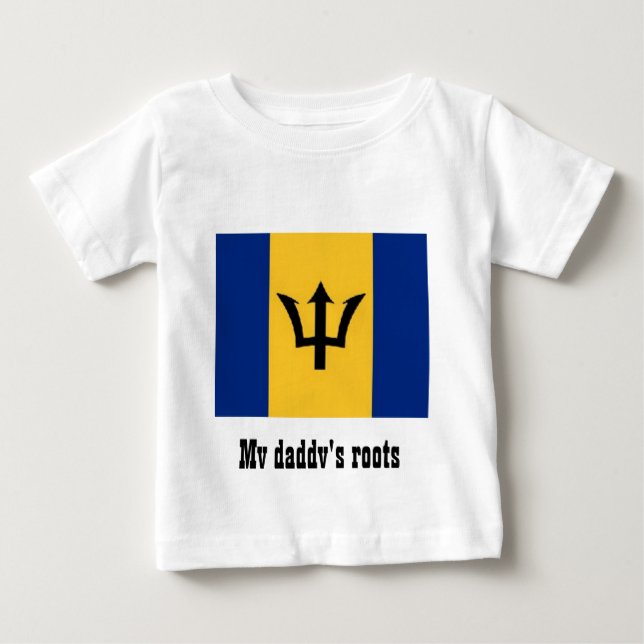 T-shirt Pour Bébé fabulous barbados (Devant)