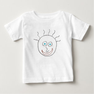 T-shirt Pour Bébé Faces amusantes Chemise de bébé