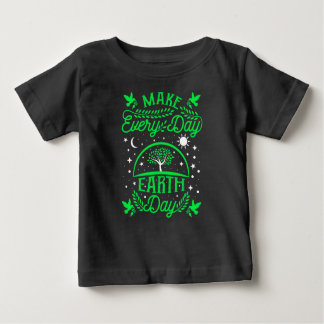 T-shirt Pour Bébé Faire du Jour des terres quotidien