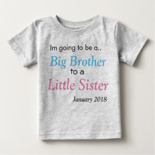 T-shirt Pour Bébé Faire-part de frère