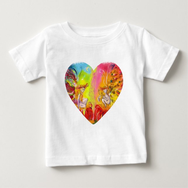 T-SHIRT POUR BÉBÉ FAIRIES DU COEUR DE L'IMAGINAIRE D'AUJOURD'HUI (Devant)