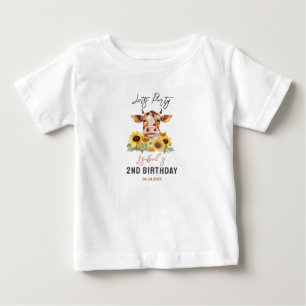 T-shirt Pour Bébé Faisons la fête jusqu'à ce que les vaches rentrent