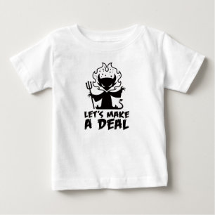 T-shirt Pour Bébé Faisons un accord avec le diable