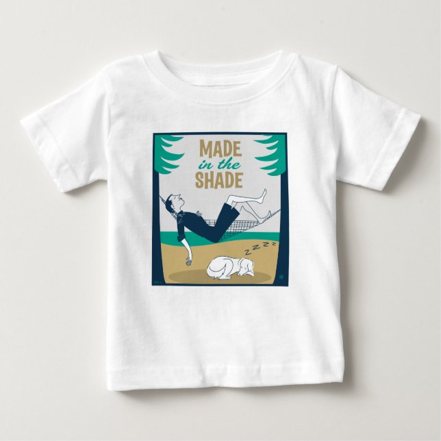 T-shirt Pour Bébé Fait à l'ombre (Devant)