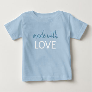 T-shirt Pour Bébé fait avec amour