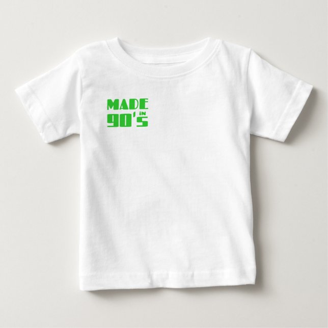 T-shirt Pour Bébé Fait dans les années 90 (Devant)