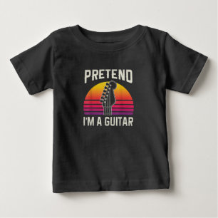 T-shirt Pour Bébé Faites comme si je suis une guitare drôle Costume 