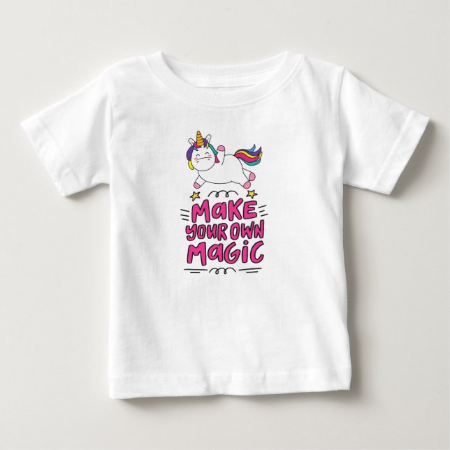 T-shirt Pour Bébé Faites votre propre magie (Devant)
