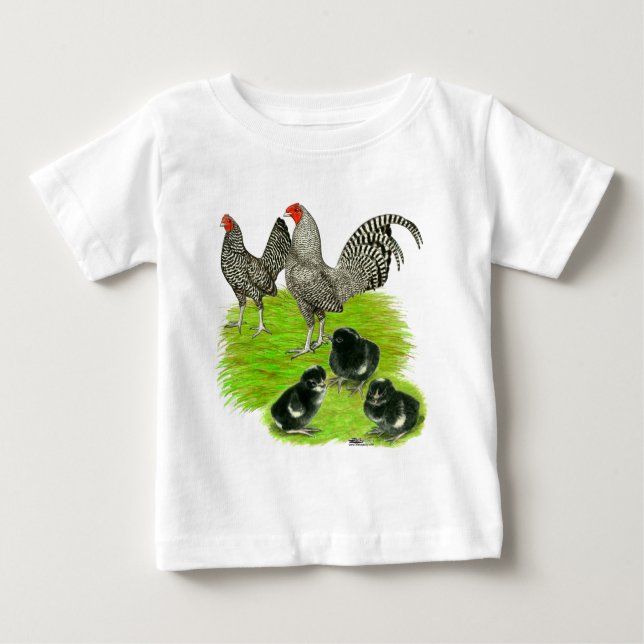 T-shirt Pour Bébé Famille de Bantam barré de vieil anglais (Devant)