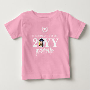 T-shirt Pour Bébé Famille de Fiers Moderne Personnalisée du Diplômé