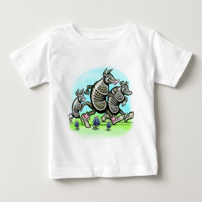 T-shirt Pour Bébé Famille Dillo (Devant)